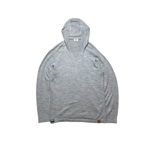 Paka The Hoodie Adult XL Gray Royal Alpaca Recycled Nylon Pullover Soft Mens